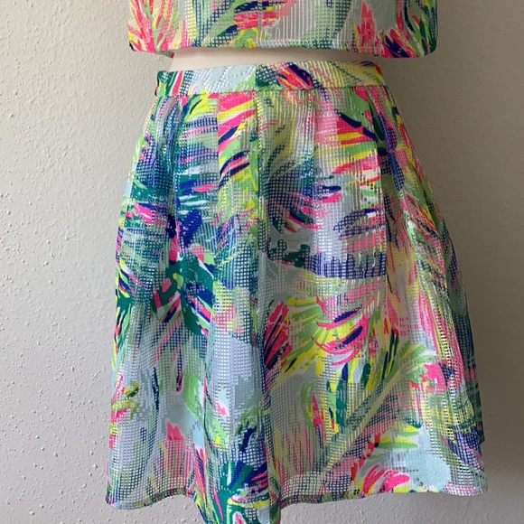 Lilly Pulitzer Hilah Skirt and Crop Top Set - Picture 3 of 6